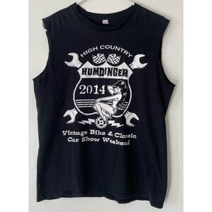 High Country Vintage Bike & Car Show Cut Off Tank Top